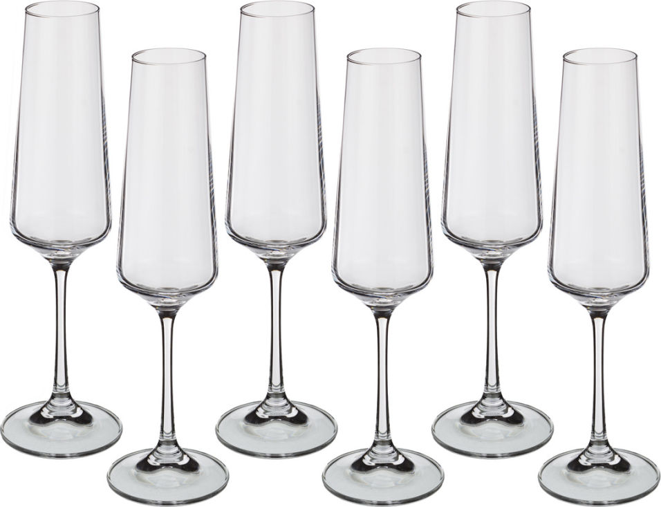 Набор бокалов Crystalite для шампанского 6шт*160мл