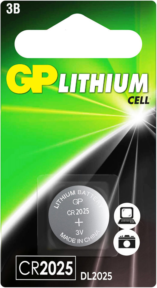 Отзывы о Батарейке GP Lithium Cell CR2025-8C1