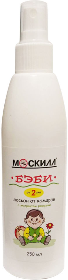 Лосьон от комаров Москилл с Экстрактом Ромашки Детский 250мл