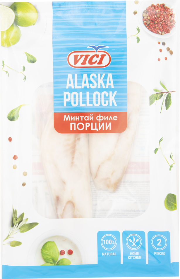 Минтай Vici филе замороженное 145г