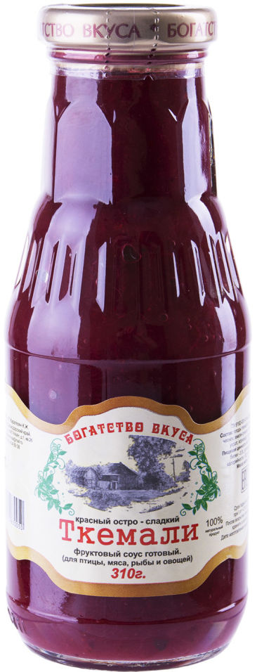 Соус Богатство Вкуса Ткемали красный остро-сладкий 310г