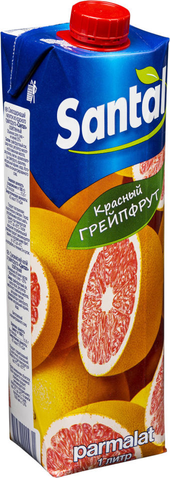 Напиток Santal Красный грейпфрут 1л Напиток Santal Красный грейпфрут 1л