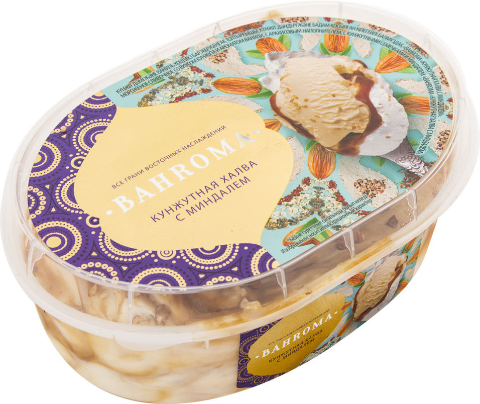Мороженое Bahroma Кунжутная халва с миндалем 450г 420₽
