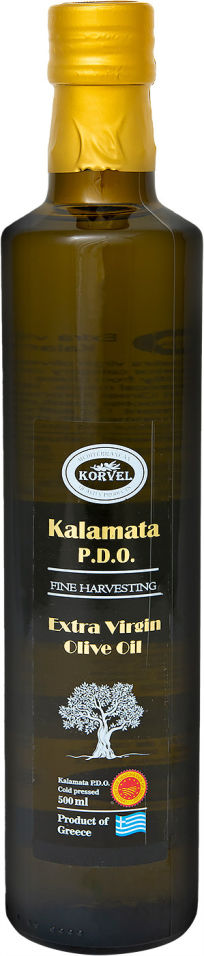 Масло оливковое Korvel Extra Virgin 500мл