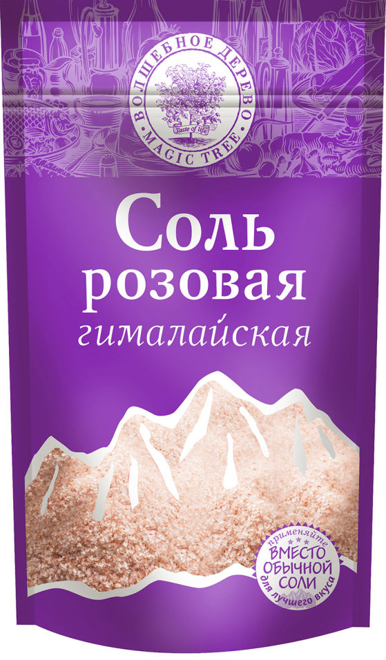 Соль Волшебное Дерево Гималайская розовая 350г