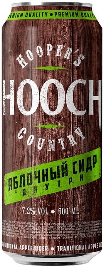 Отзывы о Напитке Hooch Country Яблочном сидр 7.2% 0.5л
