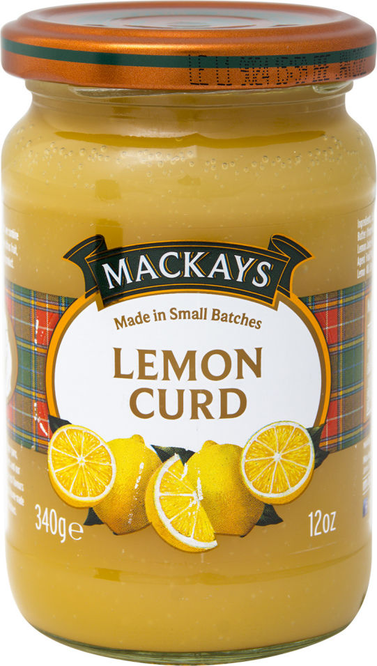 Курд Mackays Лимонный 340г