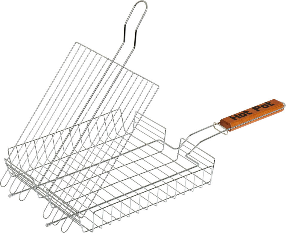 Решетка-гриль Hot Pot универсальная глубокая 50(+5)*25*25*4cм