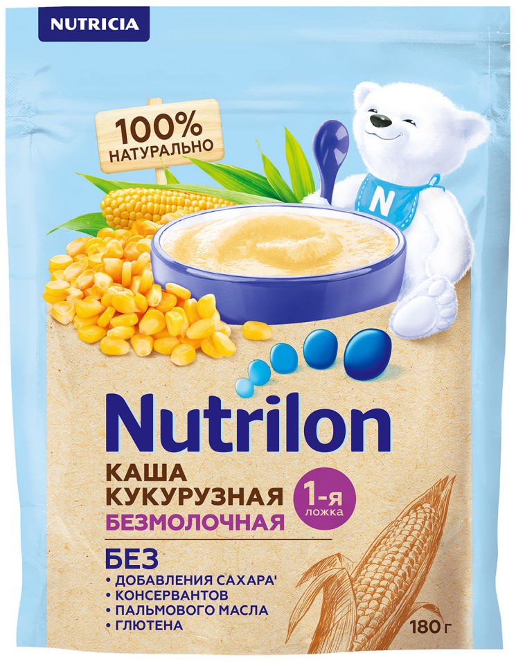 Каша Nutrilon Кукурузная безмолочная 180г