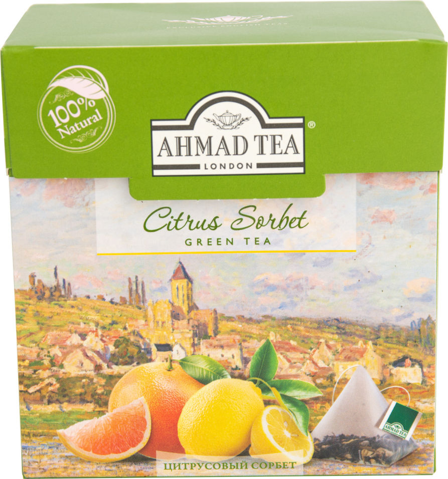 Чай зеленый Ahmad Tea Citrus Sorbet 20*1.8г
