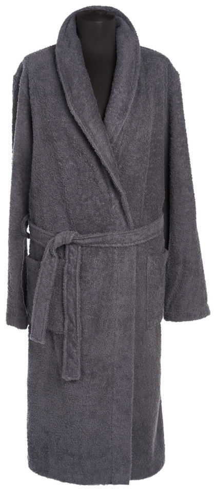 Халат Wellness SPA махровый размер S серый