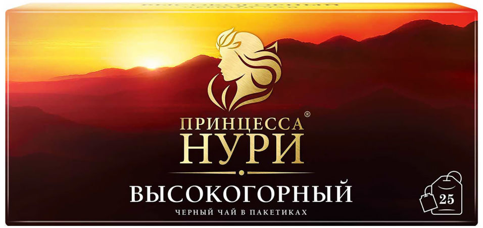 Чай черный Принцесса Нури Высокогорный 25*2г