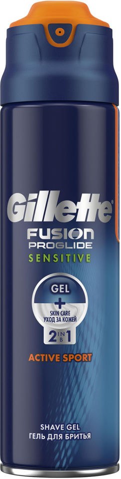 Гель для бритья Gillette Fusion Proglide Sensitive Active Sport 170мл 319₽