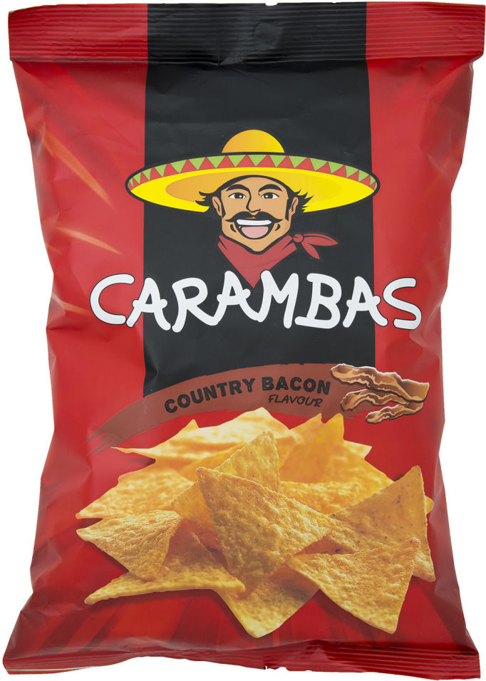 Чипсы кукурузные Carambas Country Bacon 150г