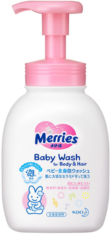 Детская пенка Merries для купания 400мл