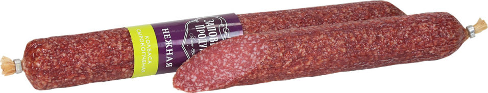 Колбаса Заповедные продукты Нежная сырокопченая 0.2-0.4кг