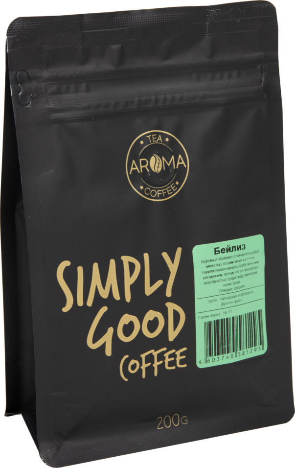 Кофе в зернах Aroma Бейлиз 200г