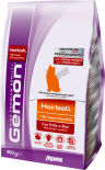 Сухой корм для кошек Gemon Cat Hairball для выведение шерсти с курицей и рисом 400г Сухой корм для кошек Gemon Cat Hairball для выведение шерсти с курицей и рисом 400г