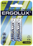 Батарейки Ergolux Ni-MH Rechargeable ААА 2шт Батарейки Ergolux Ni-MH Rechargeable ААА 2шт