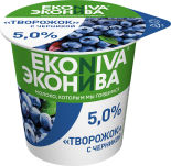 Творожок ЭкоНива с черникой 5% 125г Творожок ЭкоНива с черникой 5% 125г