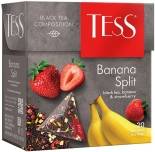 Чай черный Tess Banana Split с ароматом клубники и банана 20 пак Чай черный Tess Banana Split с ароматом клубники и банана 20 пак