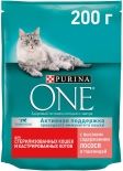 Сухой корм для кошек Purina One для стерилизованных кошек с лососем и пшеницей 200г Сухой корм для кошек Purina One для стерилизованных кошек с лососем и пшеницей 200г