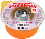 Корм для кошек Зоогурман Суфле с Кроликом 100г Корм для кошек Зоогурман Суфле с Кроликом 100г