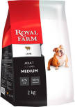 Сухой корм для собак Royal Farm Ягненок для средних пород 2кг Сухой корм для собак Royal Farm Ягненок для средних пород 2кг