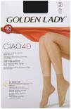 Носки женские Golden Lady Ciao 40 Nero Черные 2 пары Носки женские Golden Lady Ciao 40 Nero Черные 2 пары