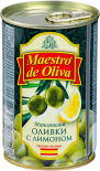 Оливки Maestro de Oliva с лимоном 300г Оливки Maestro de Oliva с лимоном 300г