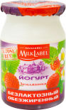 Йогурт безлактозный MilkLabel Земляника 0% 150г Йогурт безлактозный MilkLabel Земляника 0% 150г