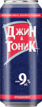 Коктейль Очаково Джин-тоник 9% 0.5л Коктейль Очаково Джин-тоник 9% 0.5л