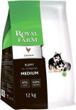 Сухой корм для щенков Royal Farm Курица для средних пород 12кг Сухой корм для щенков Royal Farm Курица для средних пород 12кг