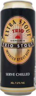 Пиво Trio Extra Stout 7.2% 0.5л