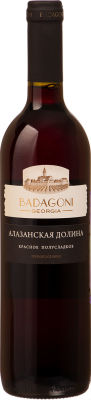 Вино Badagoni Алазанская долина красное полусладкое 12% 0.75л