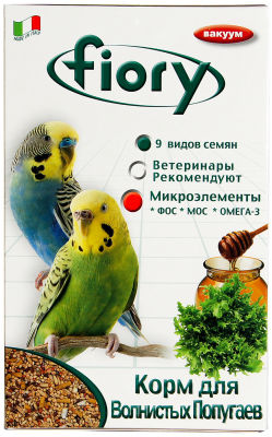 Корм для птиц Fiory Breeders для волнистых попугаев 400г