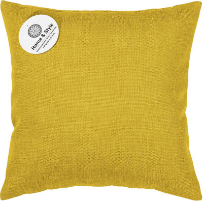 Подушка-думка Home&Style рогожка Горчица 40*40см