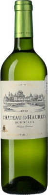 Вино Chateau d'Haurets белое сухое 12.5% 0.75л