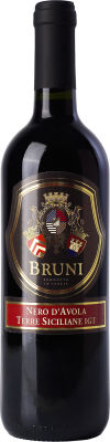 Вино Bruni Nero d'Avola красное полусухое 13% 0.75л