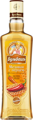 Настойка Бульбашъ Медовая с перцем 40% 0.5л
