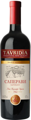 Вино Tavridia Saperavi красное полусладкое 10-12% 0.75л