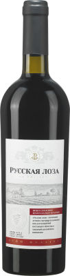 Вино Русская Лоза красное полусладкое 12% 0.75л