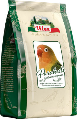 Корм для птиц Viten для средних попугаев 500г
