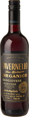 Вино Tavernello Sangiovese organico красное полусухое 12% 0.75л