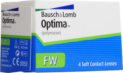 Контактные линзы Линзы Optima FW Квартальные -5.00/14.0/8.7 4шт