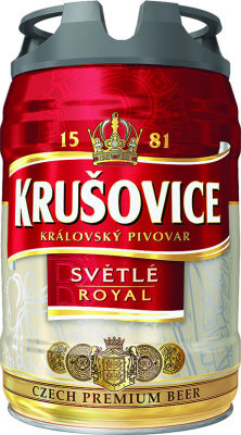 Пиво Krusovice Svetle 4.2% 5л